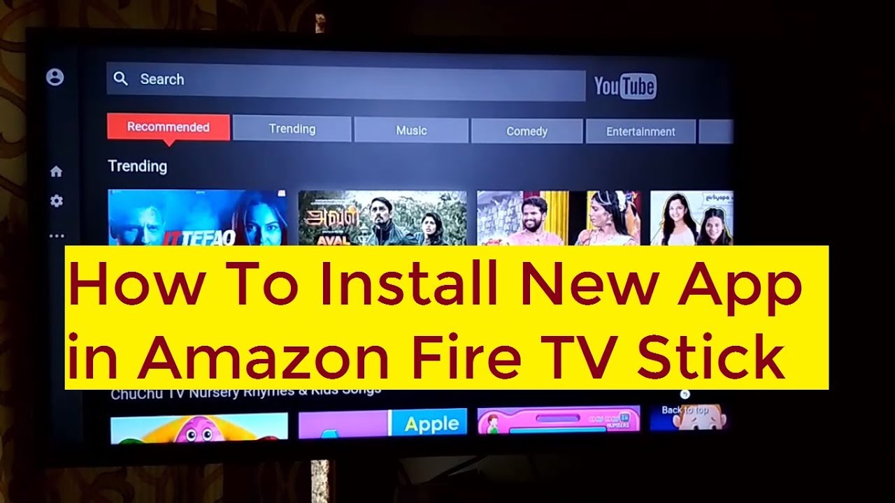Amazon fire stick uninstall app